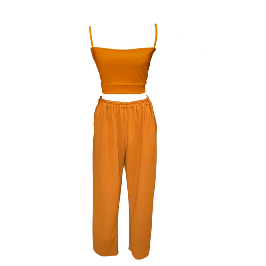 Bronze Crop Top & Pant